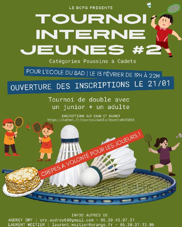 Tournoi jeunes BCFG 2026